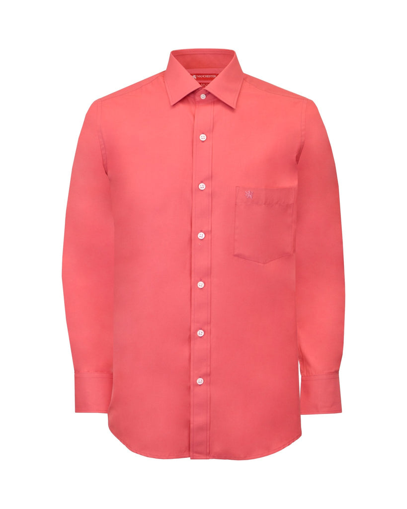 Manchester Camisa de Vestir Slim Fit Algodón y Poliéster - Manga Larga - Manchester