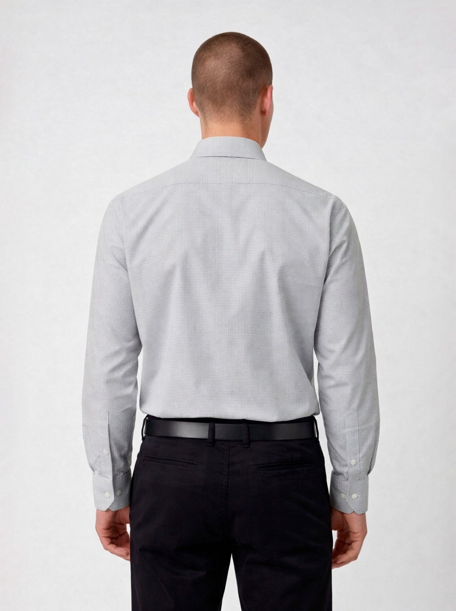 Manchester Camisa de Vestir Slim Fit Algodón y Poliéster - Manga Larga - Manchester
