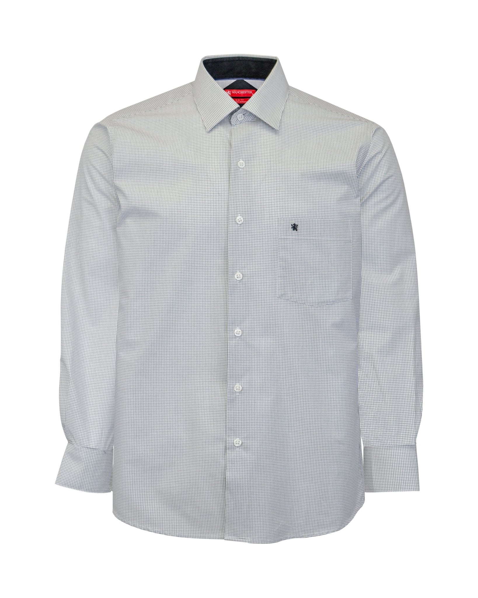 Manchester Camisa de Vestir Slim Fit Algodón y Poliéster - Manga Larga - Manchester