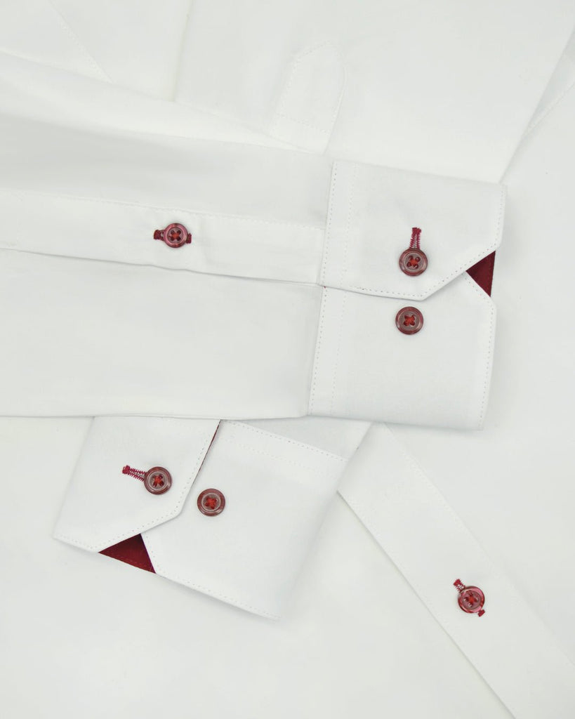 Manchester Camisa de Vestir Slim Fit Algodón y Poliéster Manga Larga - Manchester