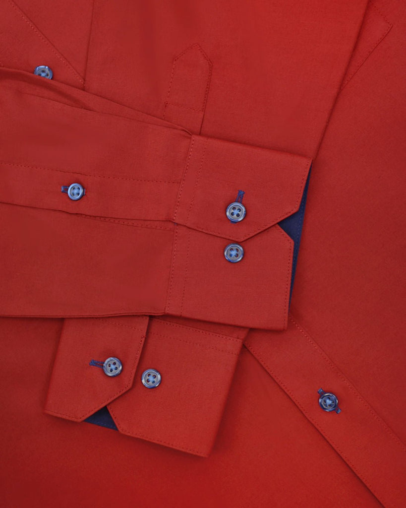 Manchester Camisa de Vestir Slim Fit Algodón y Poliéster Manga Larga - Manchester