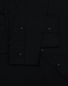 Manchester Camisa de Vestir Slim Fit con Cuello Ajustable y Puño Convertible de Algodón y Poliéster - Manchester