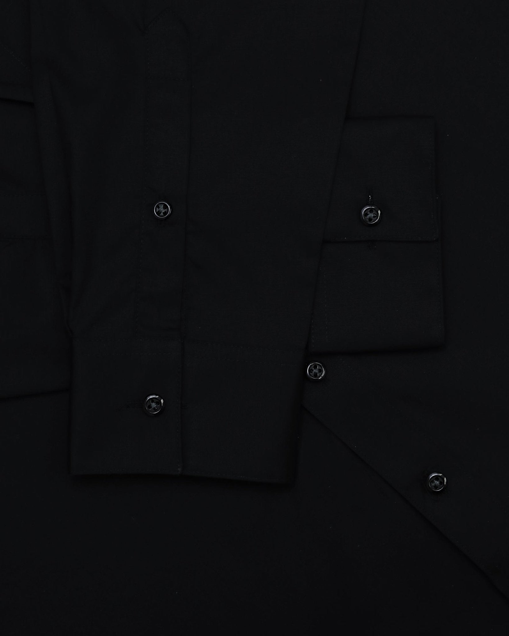 Manchester Camisa de Vestir Slim Fit con Cuello Ajustable y Puño Convertible de Algodón y Poliéster - Manchester