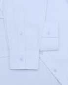 Manchester Camisa de Vestir Slim Fit con Cuello Ajustable y Puño Convertible de Algodón y Poliéster - Manchester