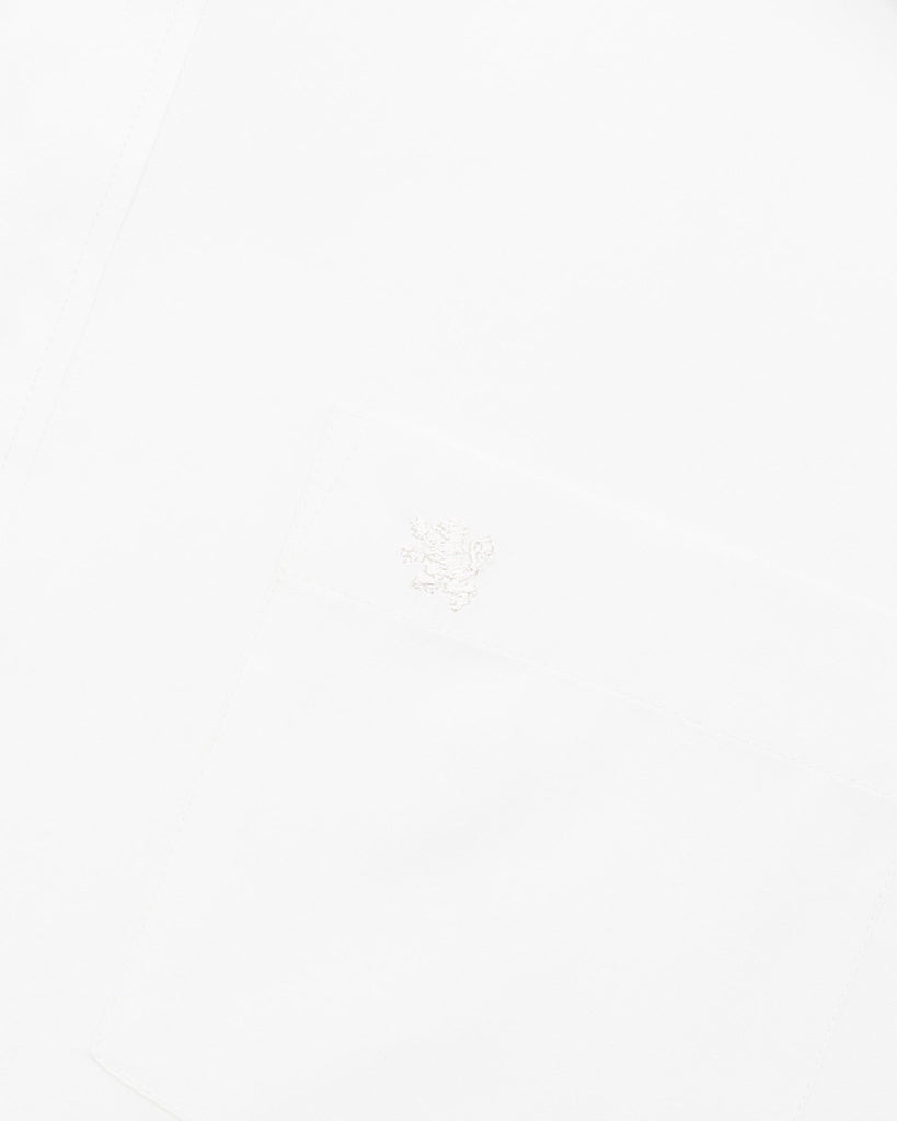 Manchester Camisa de Vestir Slim Fit con Cuello Ajustable y Puño Convertible de Algodón y Poliéster - Manchester