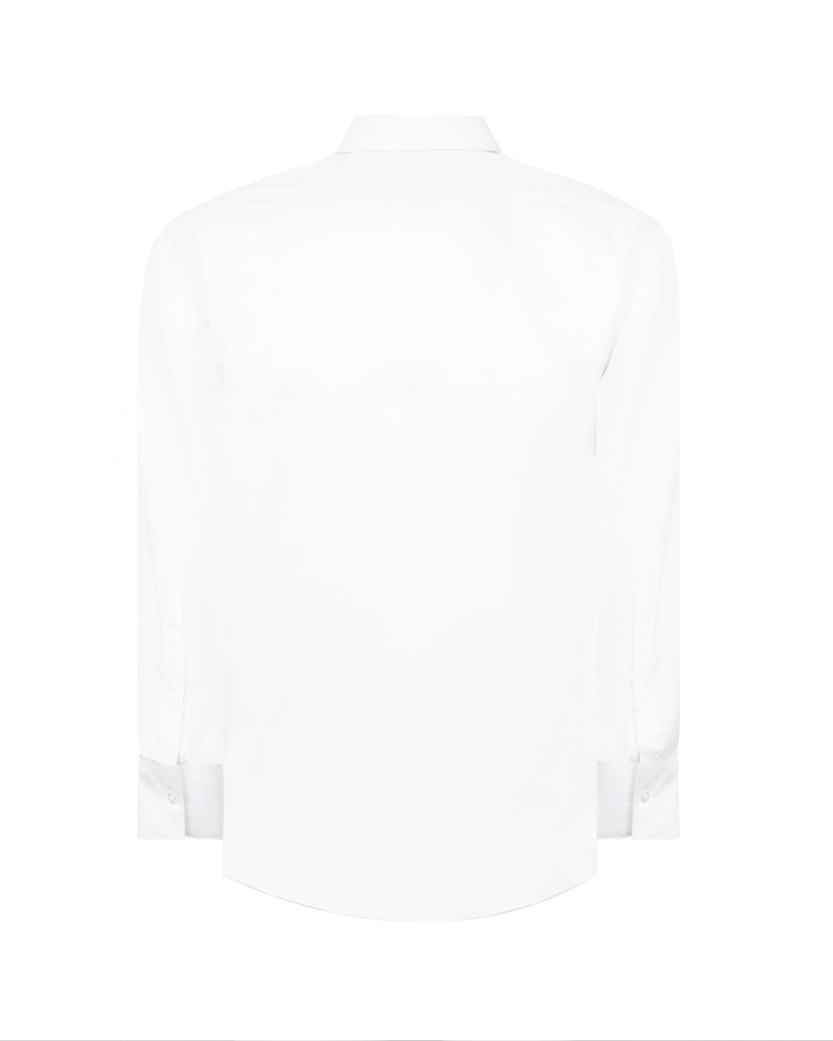 Manchester Camisa de Vestir Slim Fit con Cuello Ajustable y Puño Convertible de Algodón y Poliéster - Manchester