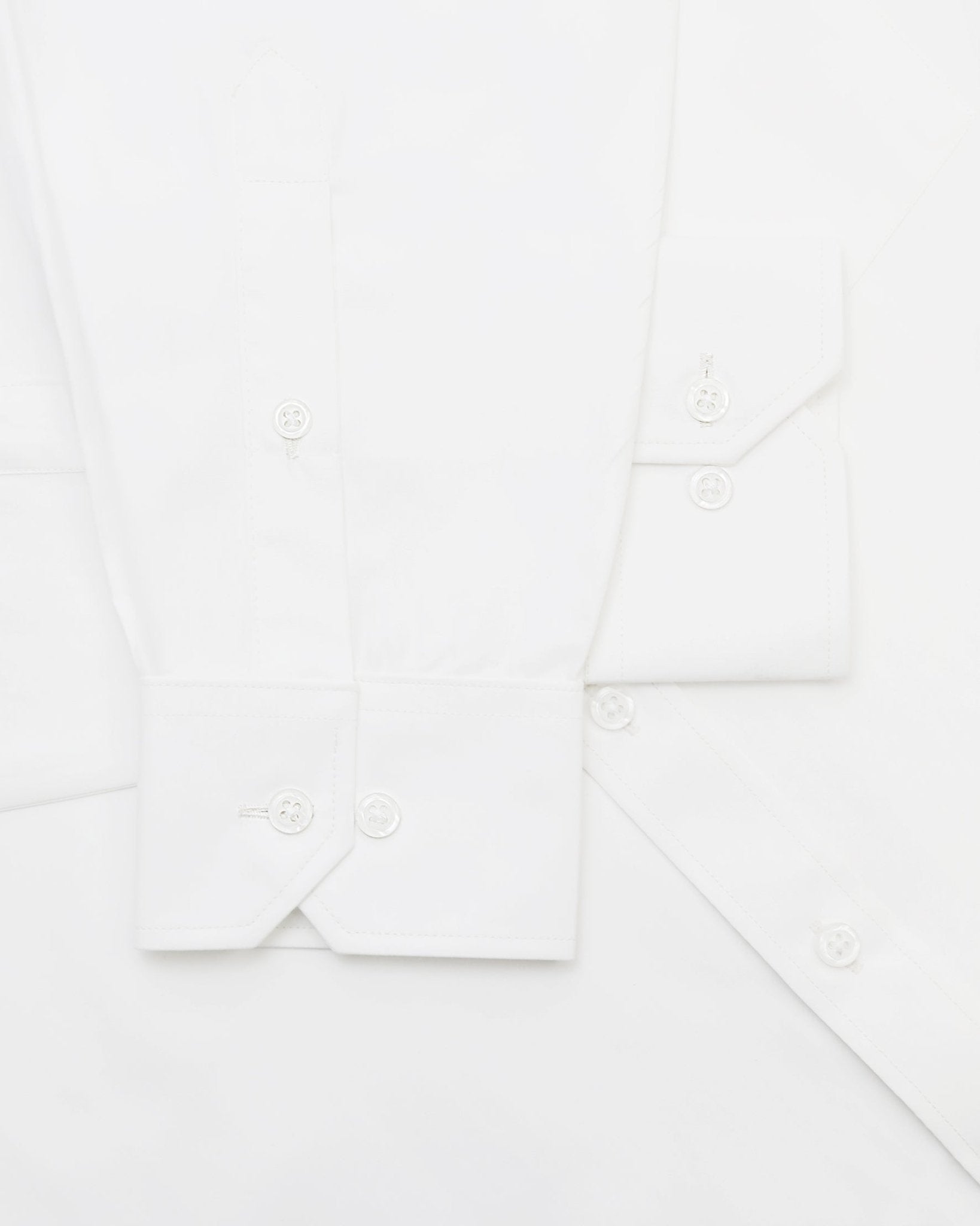 Manchester Camisa de Vestir Slim Fit con Cuello Ajustable y Puño Convertible de Algodón y Poliéster - Manchester
