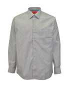 Manchester Camisa de Vestir Slim Fit Cuadros Sutiles Algodón y Poliéster Manga Larga - Manchester