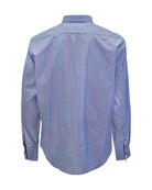 Manchester Camisa de Vestir Slim Fit Cuadros Sutiles Algodón y Poliéster Manga Larga - Manchester