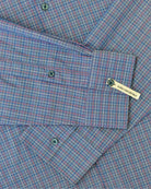 Manchester Camisa de Vestir Slim Fit Cuadros Sutiles Algodón y Poliéster Manga Larga - Manchester