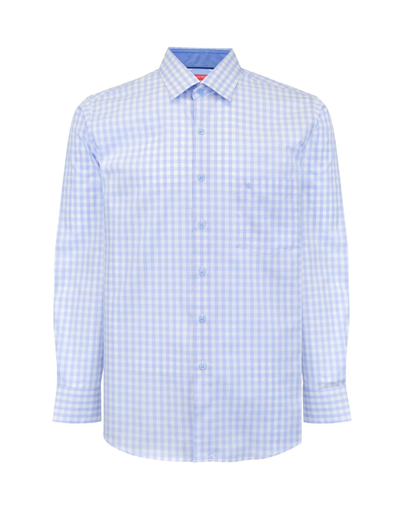 Manchester Camisa de Vestir Slim Fit Cuadros Tradicionales - Manga Larga - Manchester
