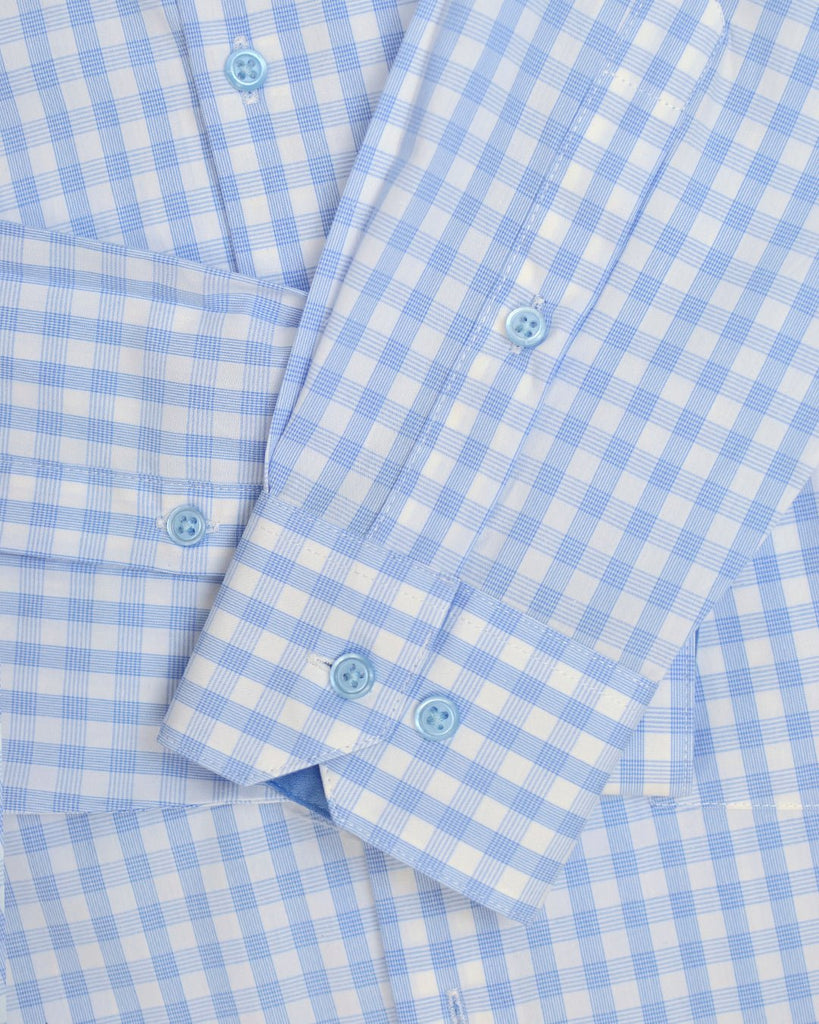 Manchester Camisa de Vestir Slim Fit Cuadros Tradicionales - Manga Larga - Manchester