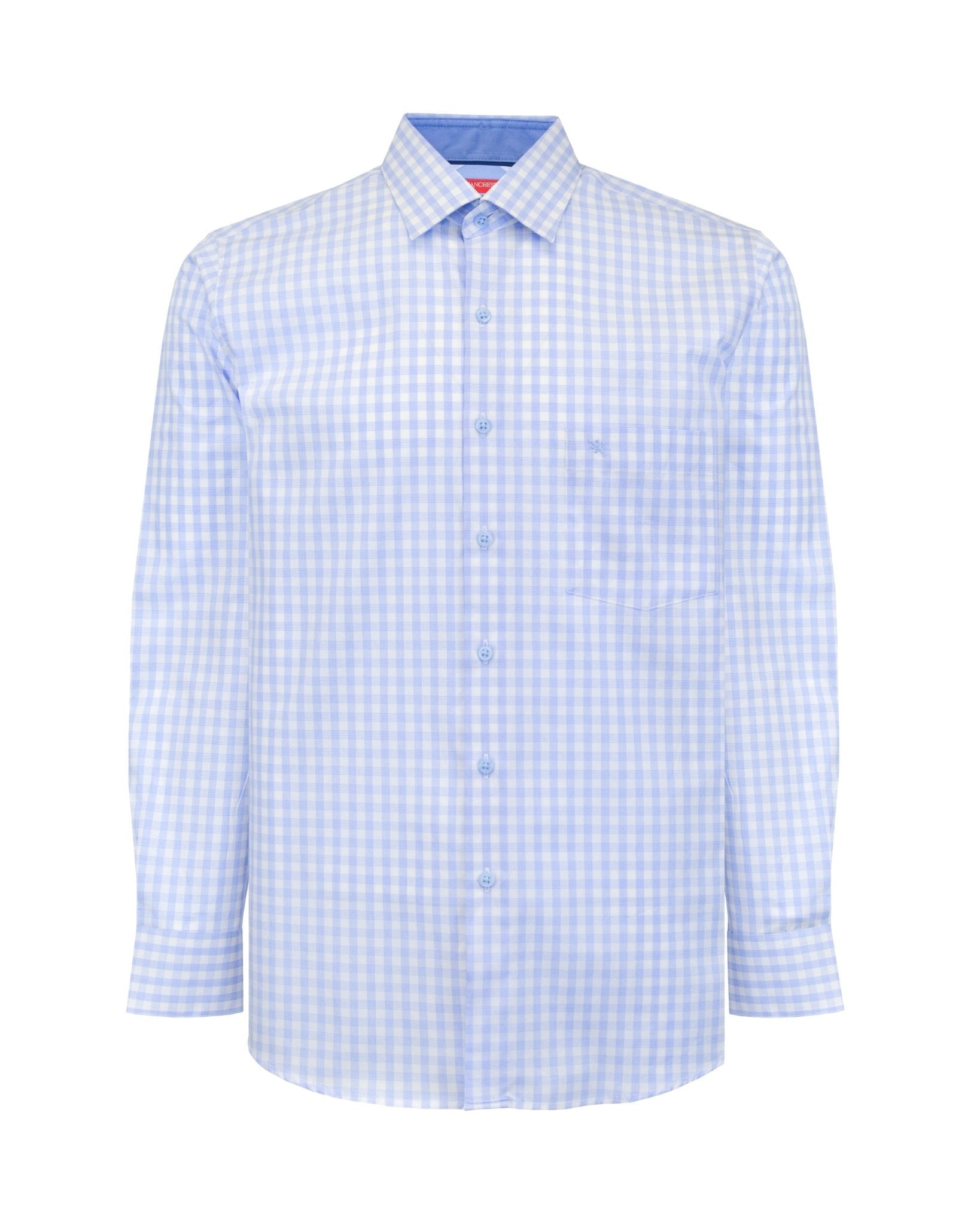 Manchester Camisa de Vestir Slim Fit Cuadros Tradicionales - Manga Larga - Manchester
