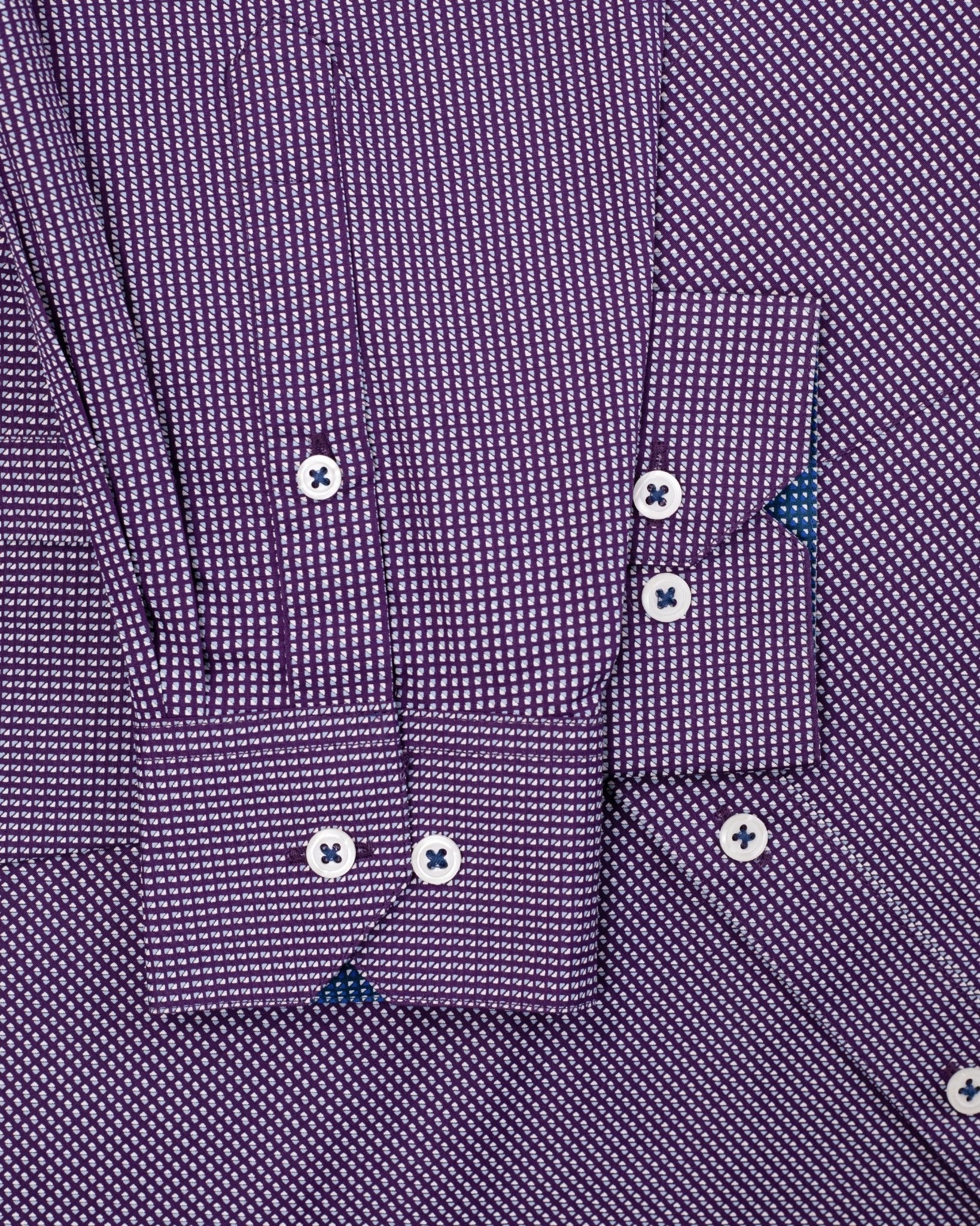 Manchester Camisa de Vestir Slim Fit en Algodón con Cuello Roma y Puño Ejecutivo - Manchester