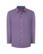 Manchester Camisa de Vestir Slim Fit en Algodón con Cuello Roma y Puño Ejecutivo - Manchester