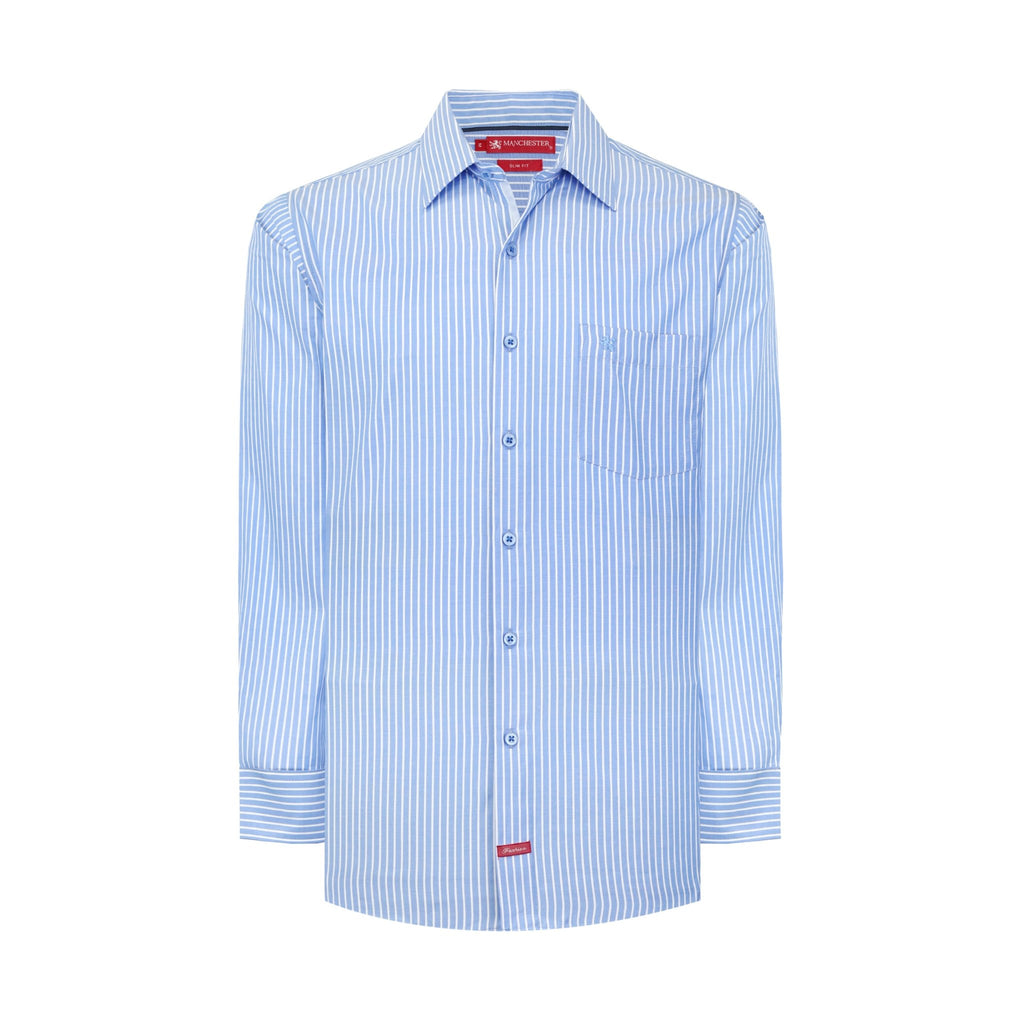 Manchester Camisa de Vestir Slim Fit en Rayas - Manchester