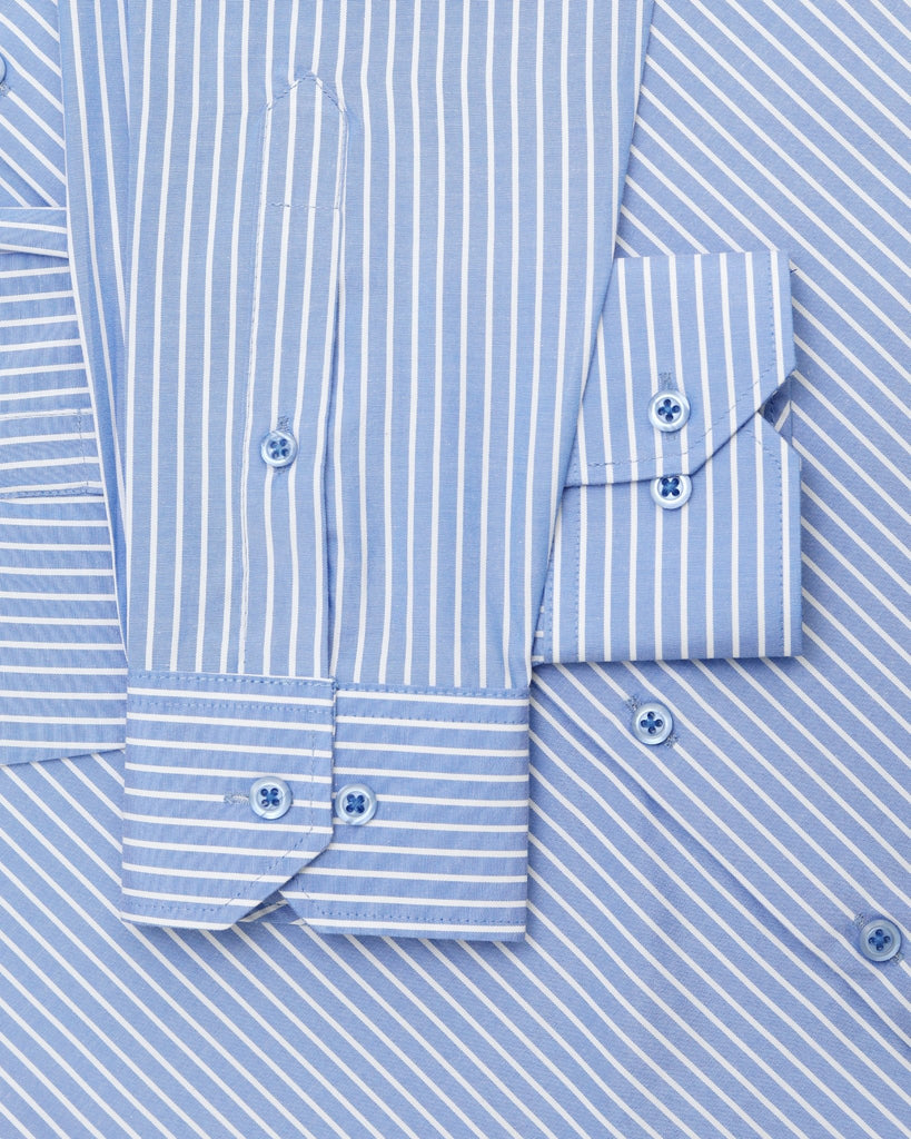 Manchester Camisa de Vestir Slim Fit en Rayas - Manchester