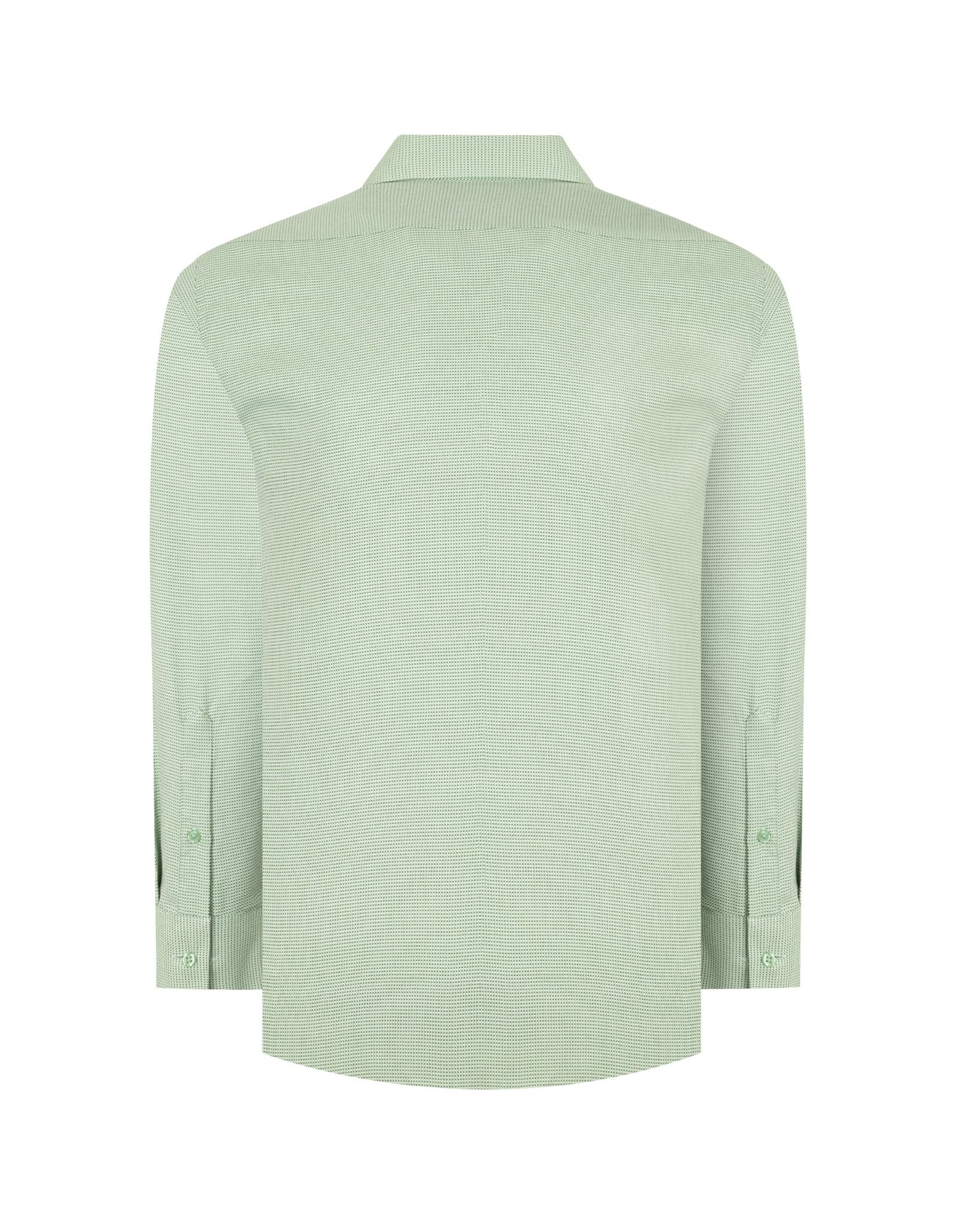 Manchester Camisa de Vestir Slim Fit Mezcla Algodón y Poliéster Manga Larga - Manchester
