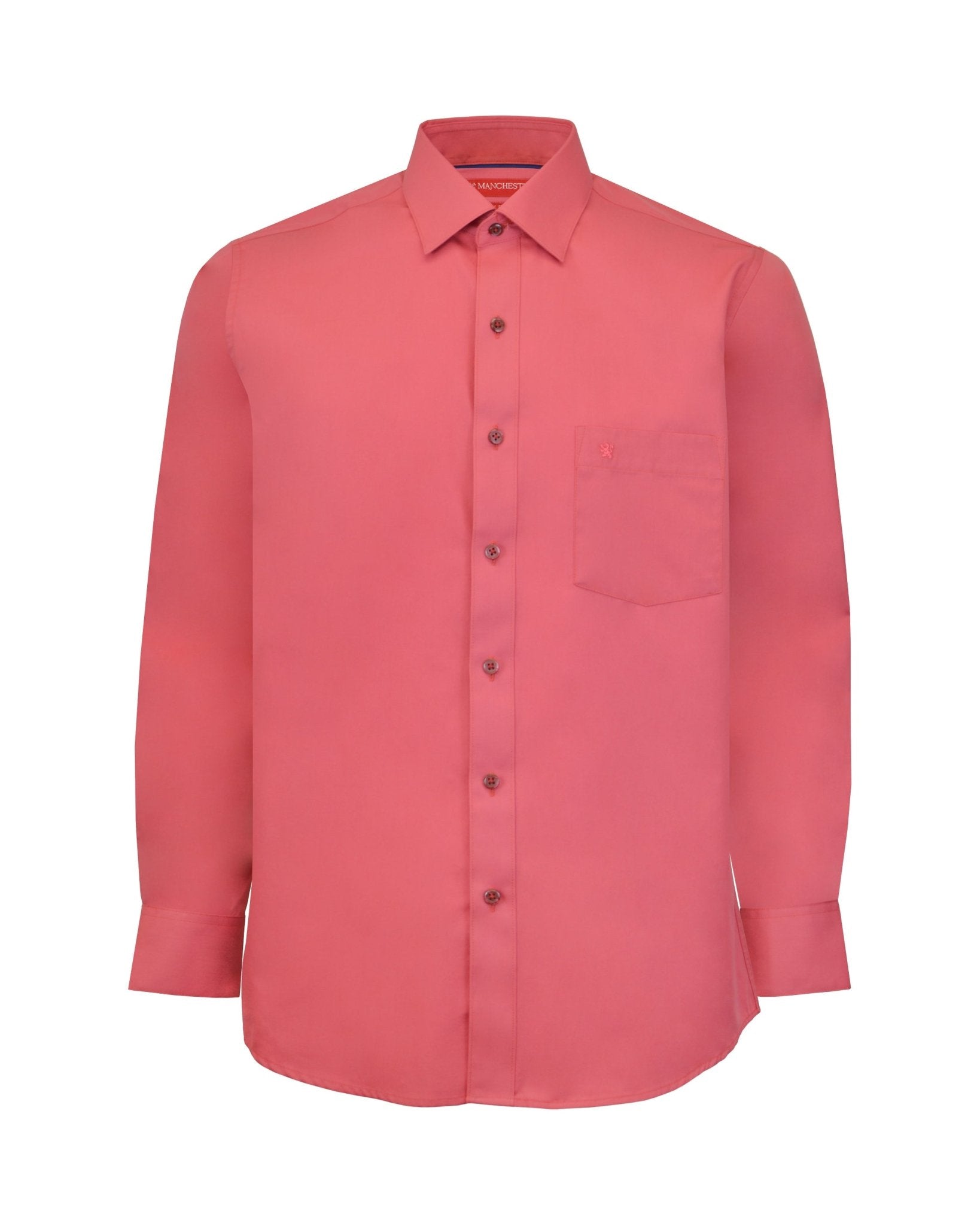 Manchester Camisa de Vestir Slim Fit Puños Convertibles - Mezcla de algodón - Manchester