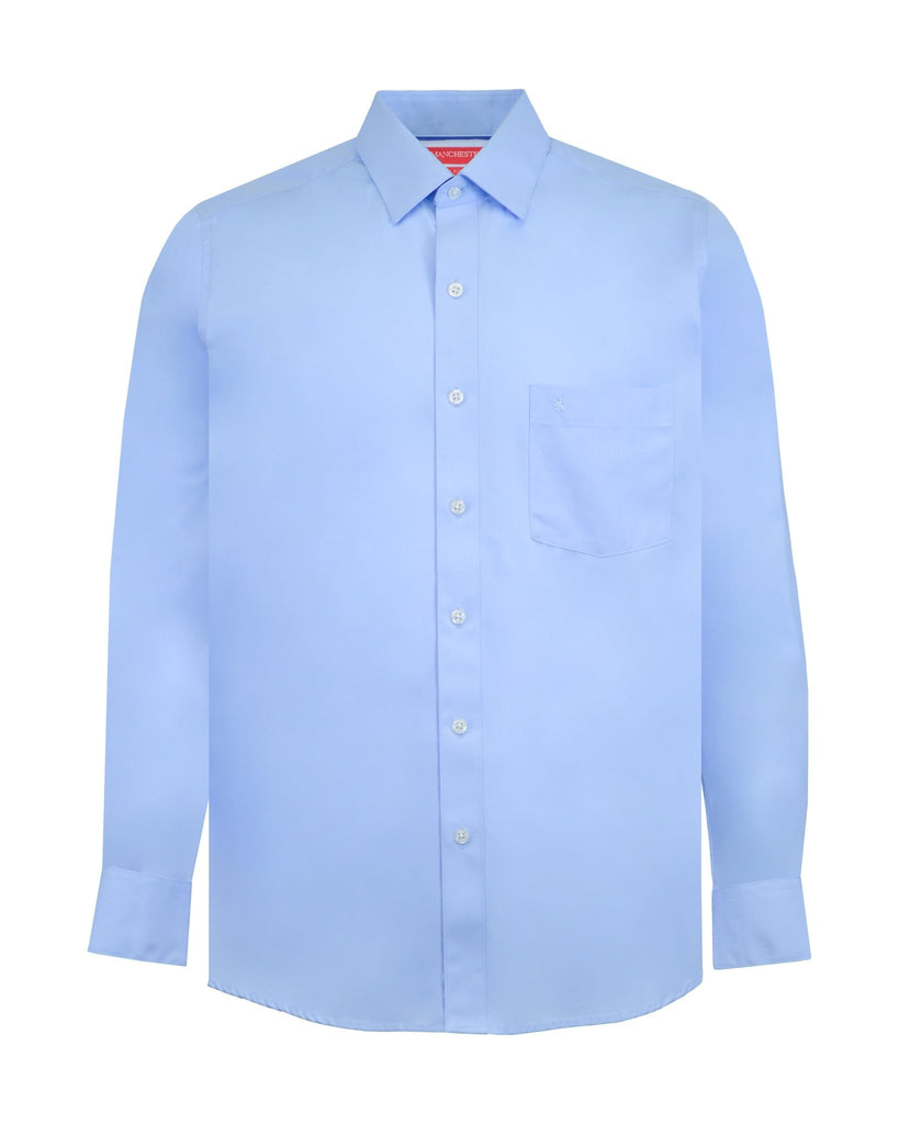 Manchester Camisa de Vestir Slim Fit Puños Convertibles - Mezcla de algodón - Manchester