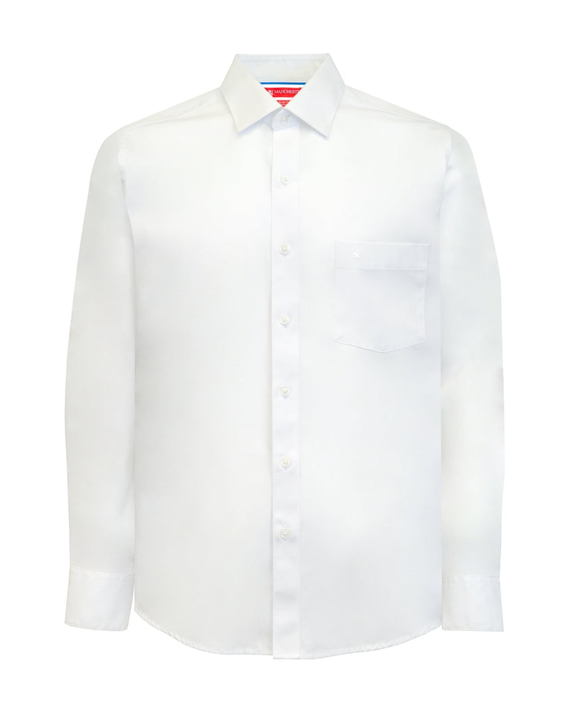 Manchester Camisa de Vestir Slim Fit Puños Convertibles - Mezcla de algodón - Manchester