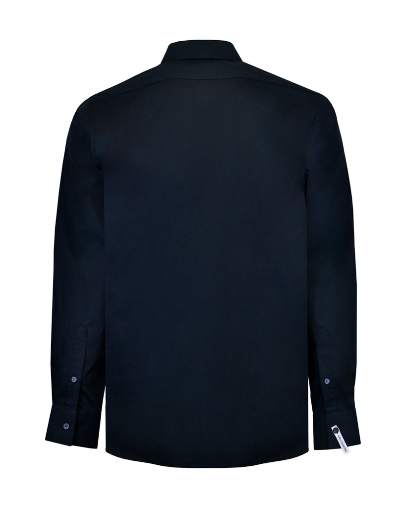 Manchester Camisa de Vestir Slim Fit Puños Convertibles - Mezcla de algodón - Manchester