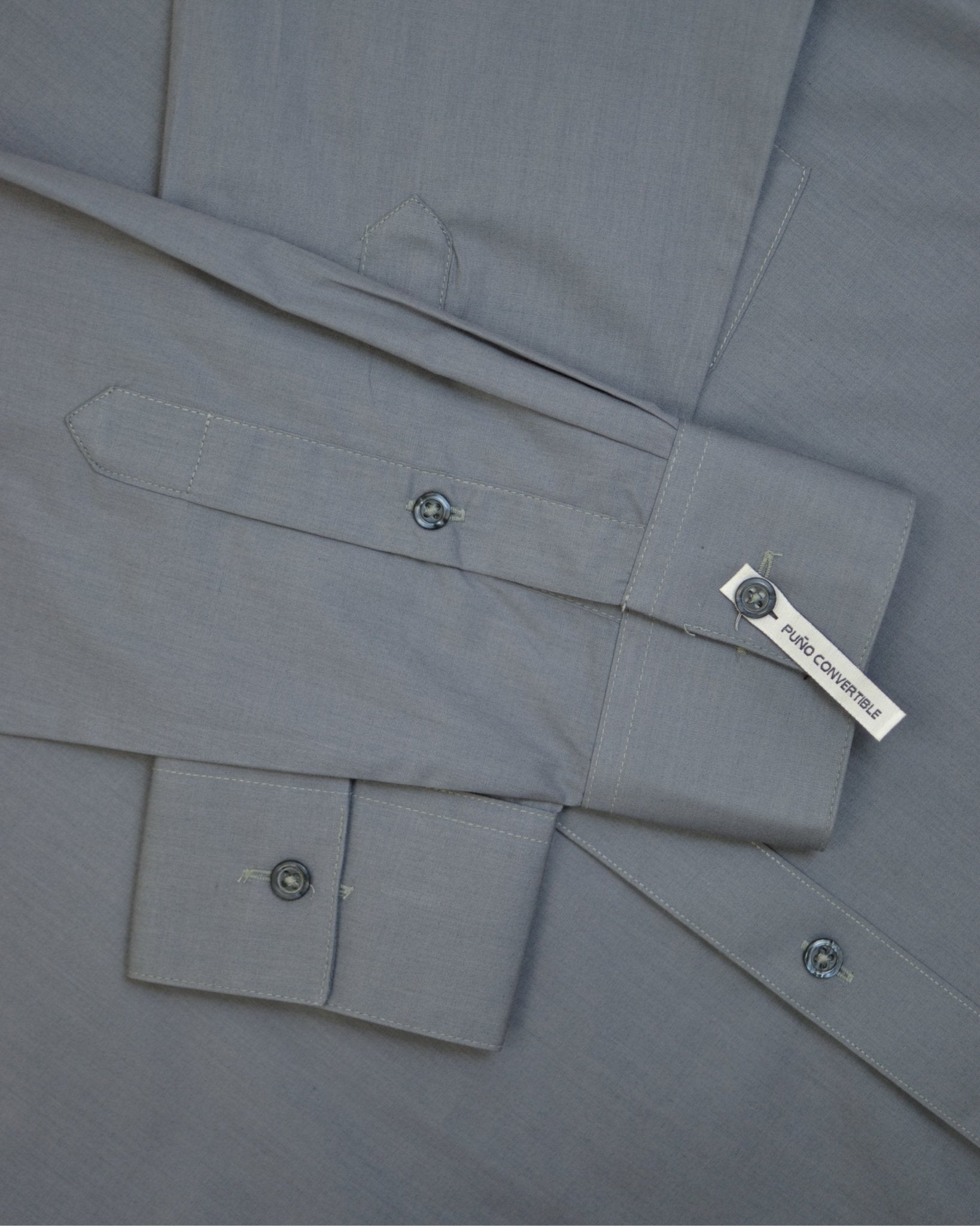 Manchester Camisa de Vestir Slim Fit Puños Convertibles - Mezcla de algodón - Manchester
