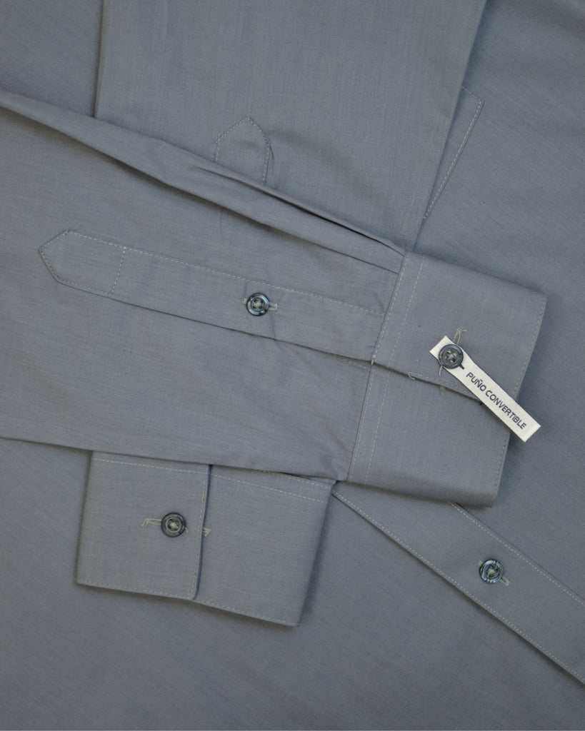 Manchester Camisa de Vestir Slim Fit Puños Convertibles - Mezcla de algodón - Manchester