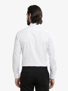 Manchester Camisa de Vestir Slim Fit Puños Convertibles - Mezcla de algodón - Manchester