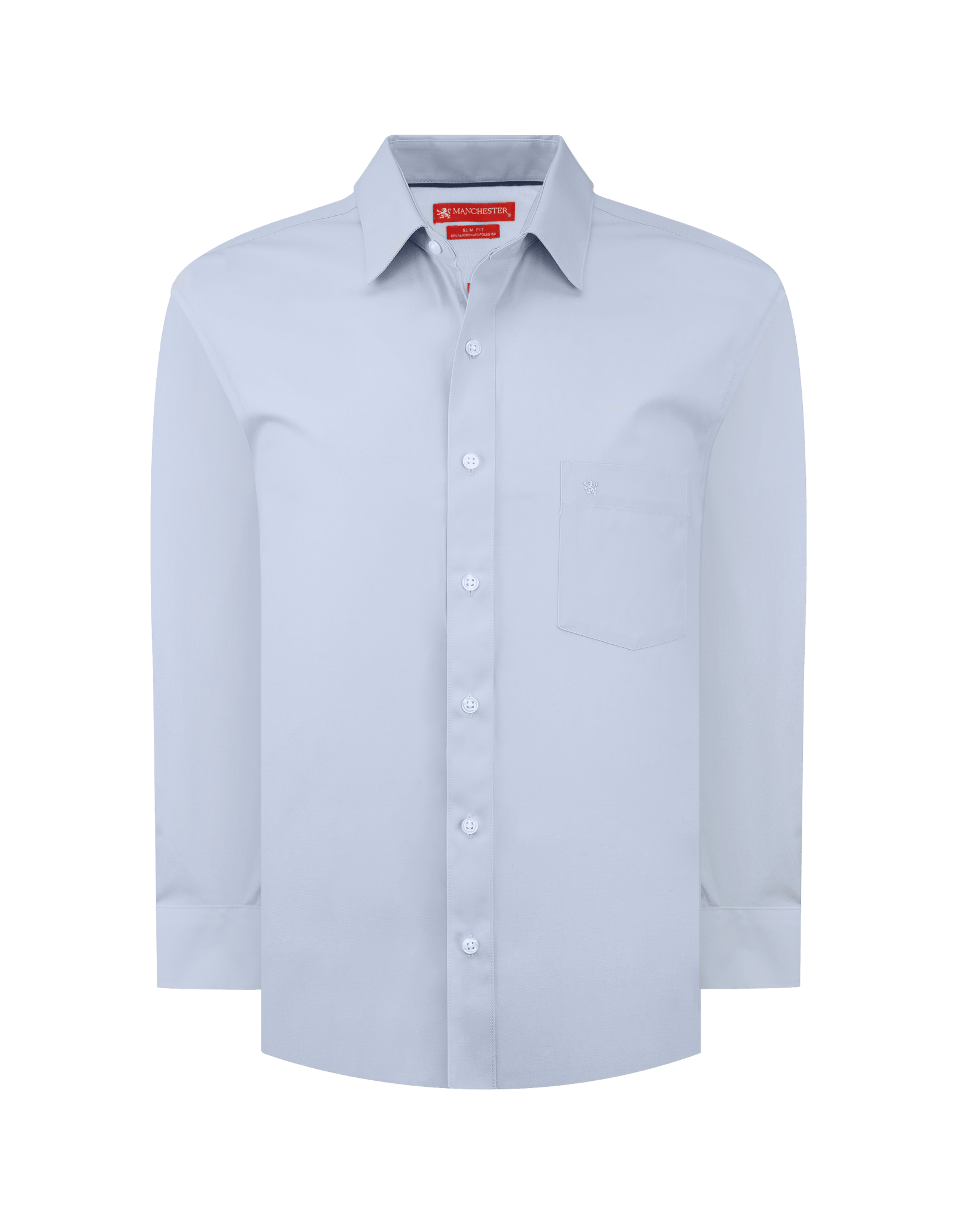 Manchester Camisa de Vestir Slim Fit Puños Convertibles - Mezcla de algodón - Manchester