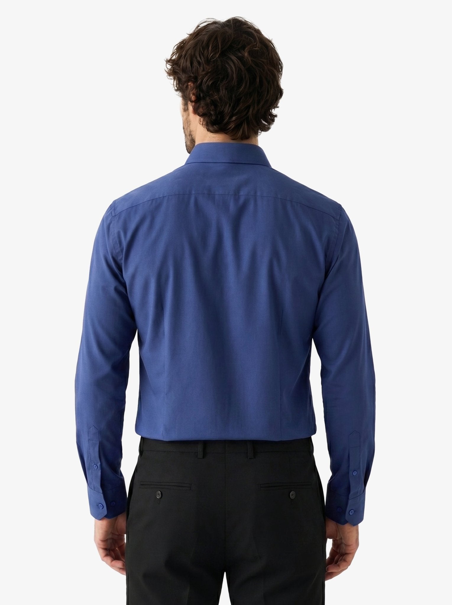 Manchester Camisa de Vestir Slim Fit Puños Convertibles - Mezcla de algodón - Manchester