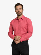 Manchester Camisa de Vestir Slim Fit Puños Convertibles - Mezcla de algodón - Manchester