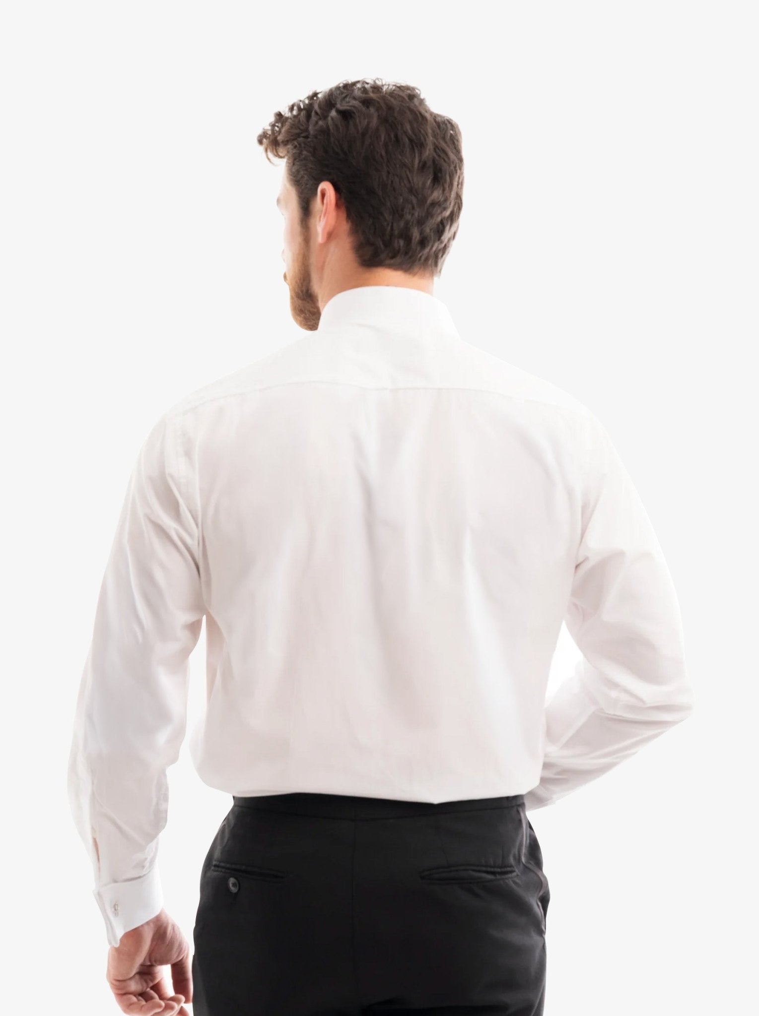 Manchester Camisa Etiqueta Slim Fit Algodón y Poliéster color blanco para hombre