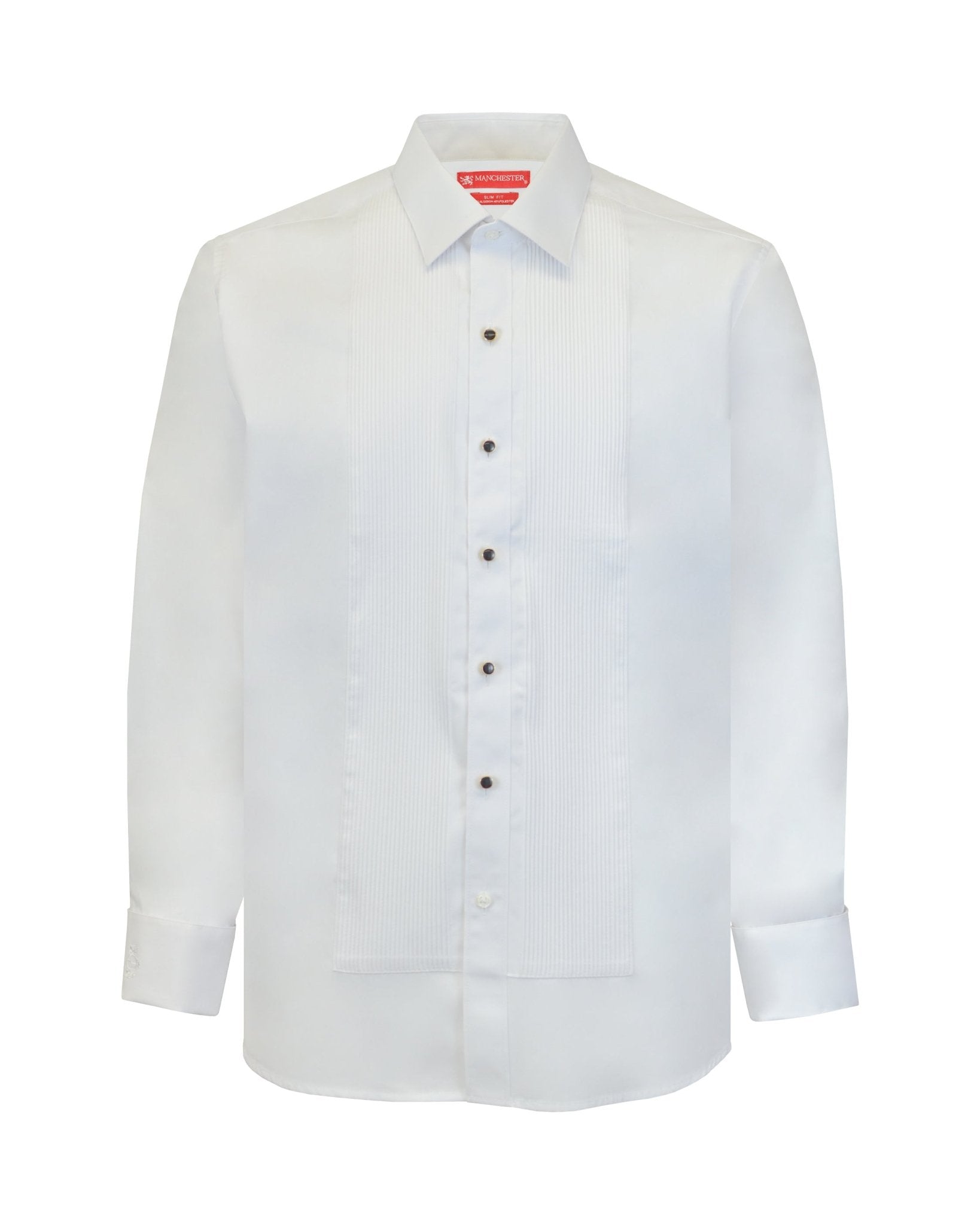 Manchester Camisa Etiqueta Slim Fit Cuello Ajustable Algodón y Poliéster - Manchester
