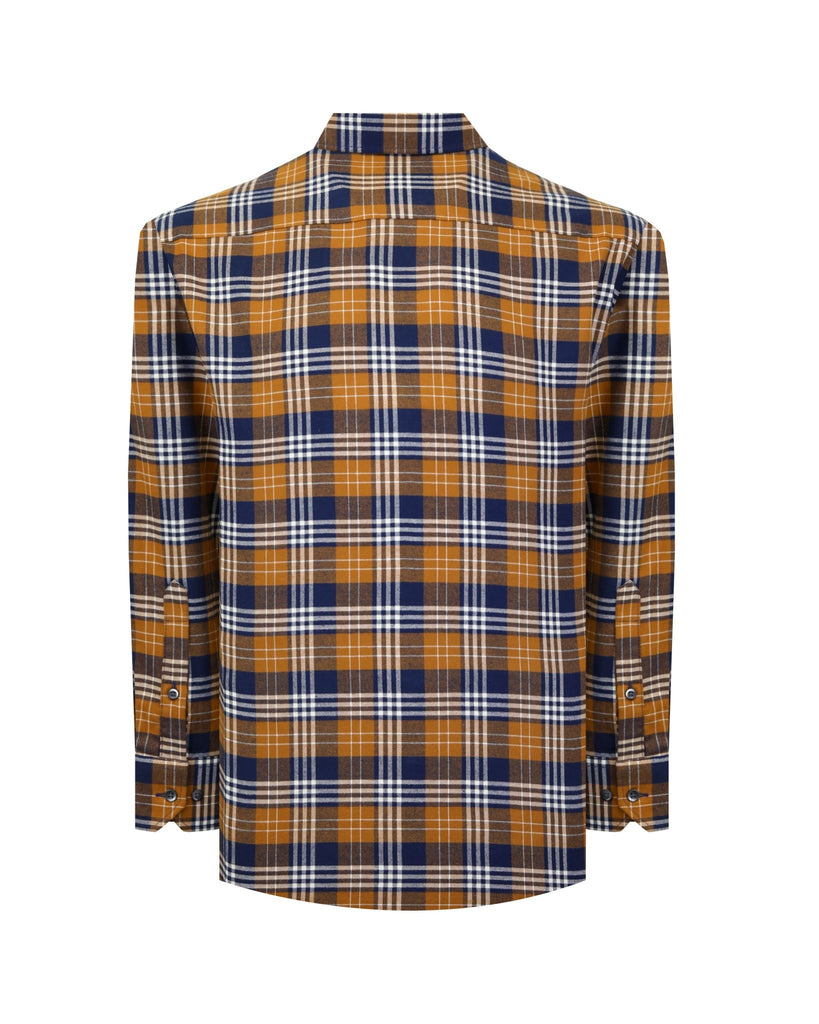 Manchester Camisa Franela Button Down Cuadrado - 100% Algodón - Manchester