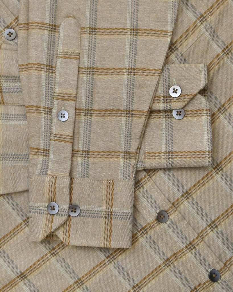 Manchester Camisa Franela en Cuadros Cuello Button Down - Manchester