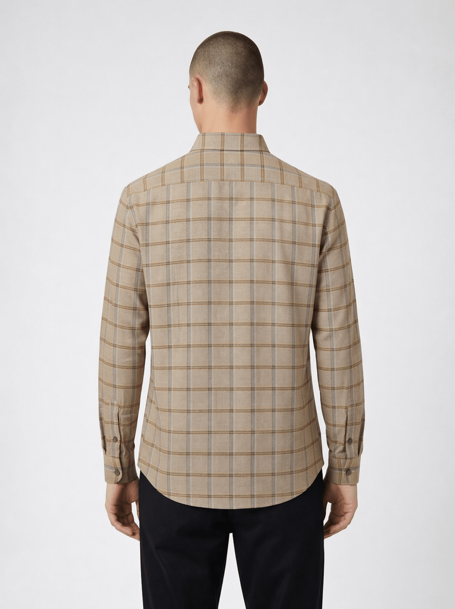 Manchester Camisa Franela en Cuadros Cuello Button Down - Manchester