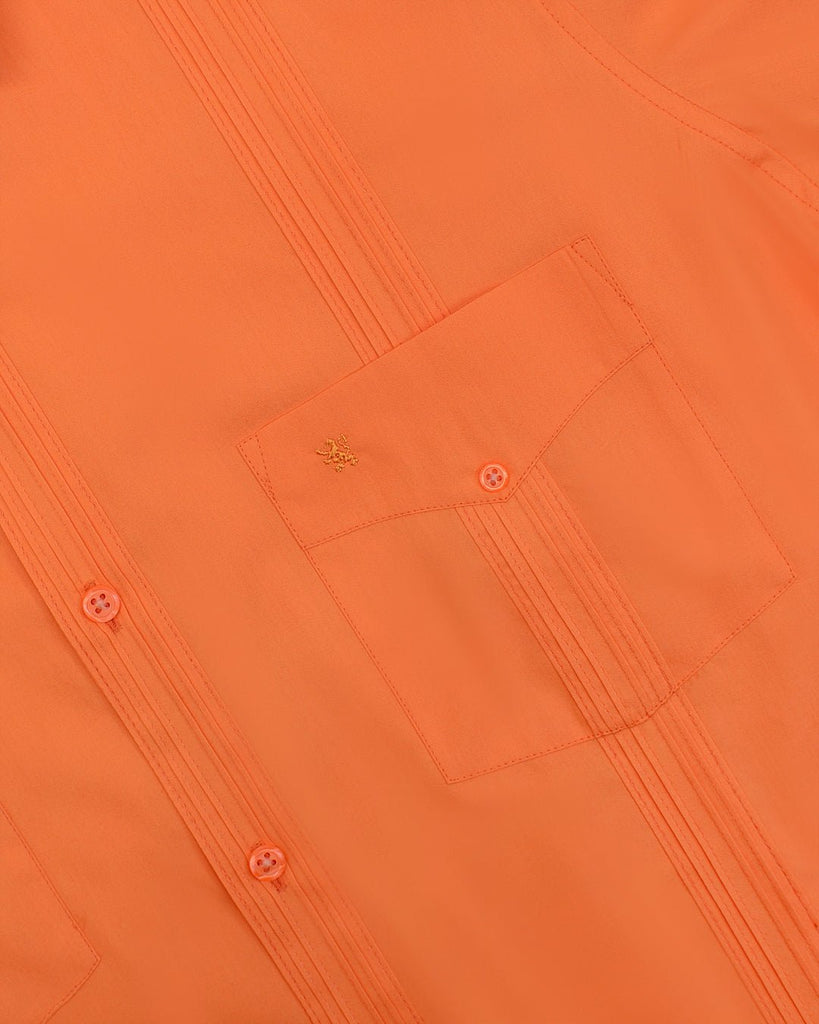 Manchester Camisa Guayabera 100% Algodón - Manga Larga - Manchester