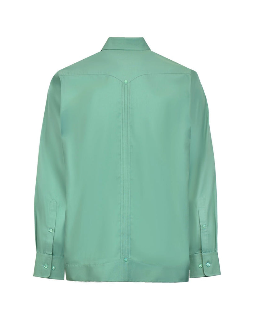 Manchester Camisa Guayabera 100% Algodón - Manga Larga - Manchester