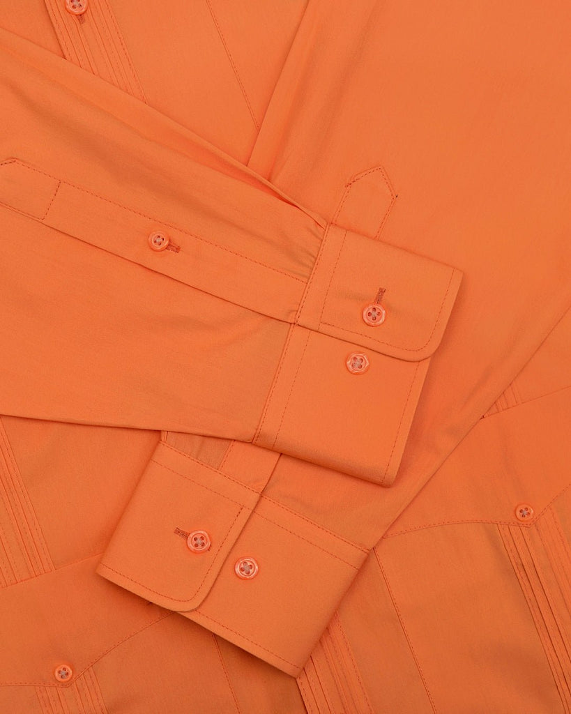 Manchester Camisa Guayabera 100% Algodón - Manga Larga - Manchester