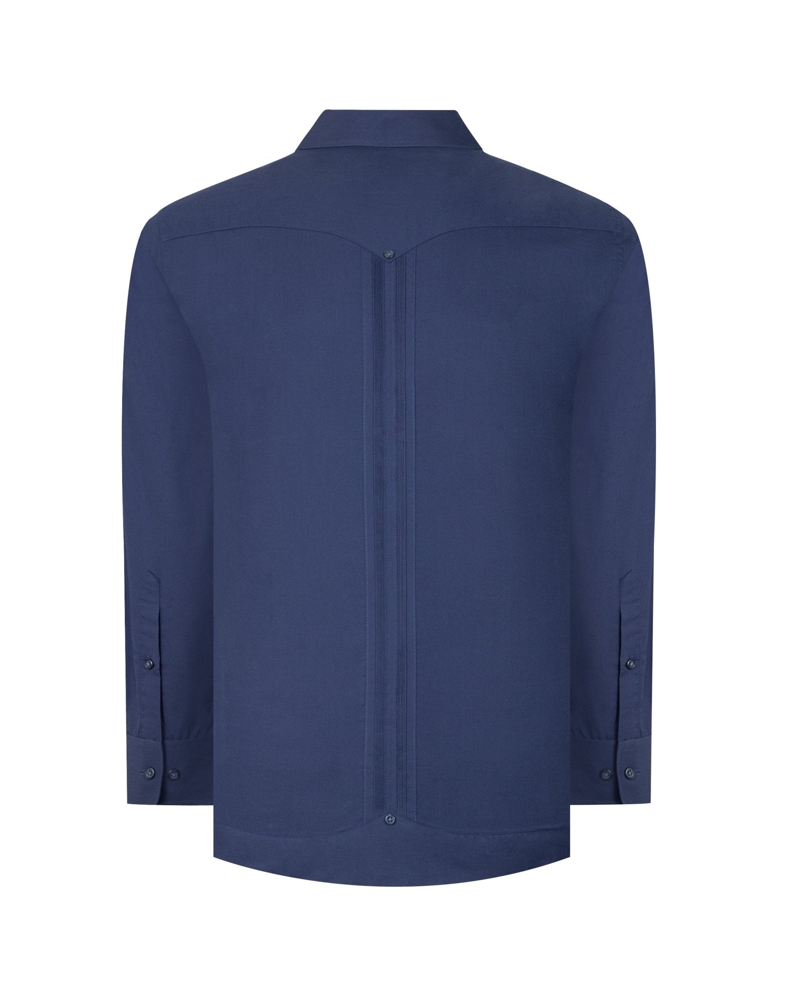 Manchester Camisa Guayabera 100% Algodón - Manga Larga - Manchester