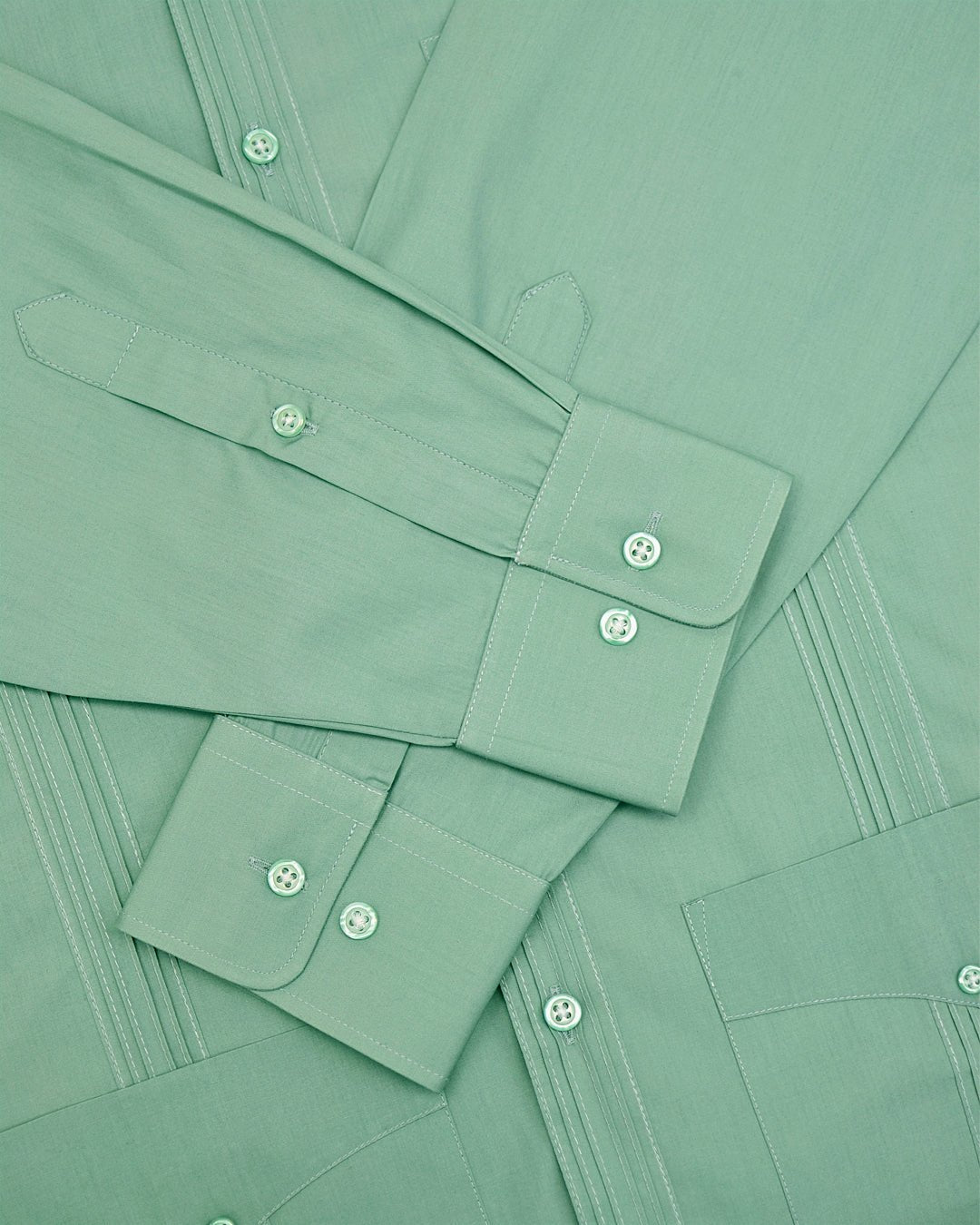 Manchester Camisa Guayabera 100% Algodón - Manga Larga - Manchester