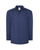 Manchester Camisa Guayabera 100% Algodón - Manga Larga - Manchester