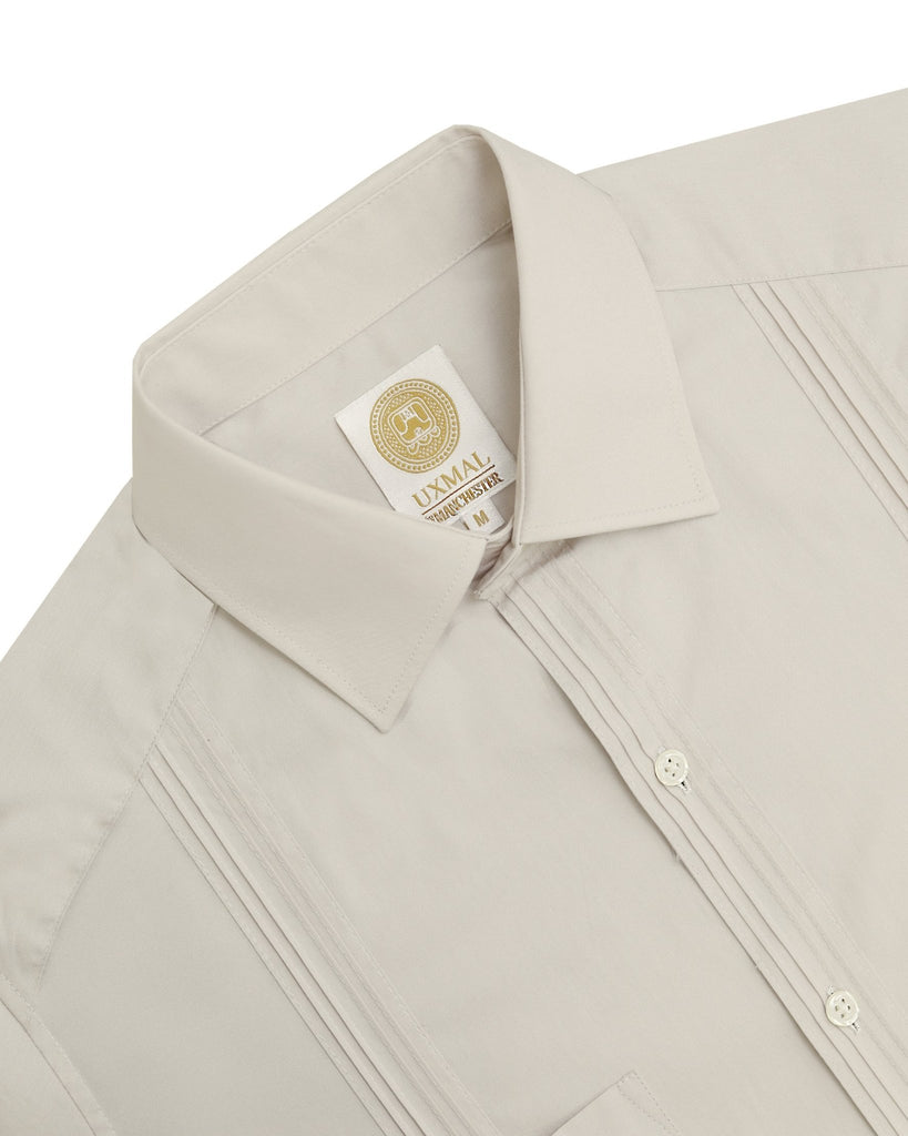 Manchester Camisa Guayabera 100% Algodón - Manga Larga - Manchester