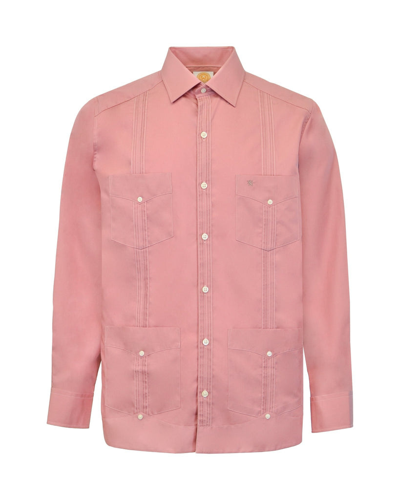 Manchester Camisa Guayabera 100% Algodón - Manga Larga - Manchester