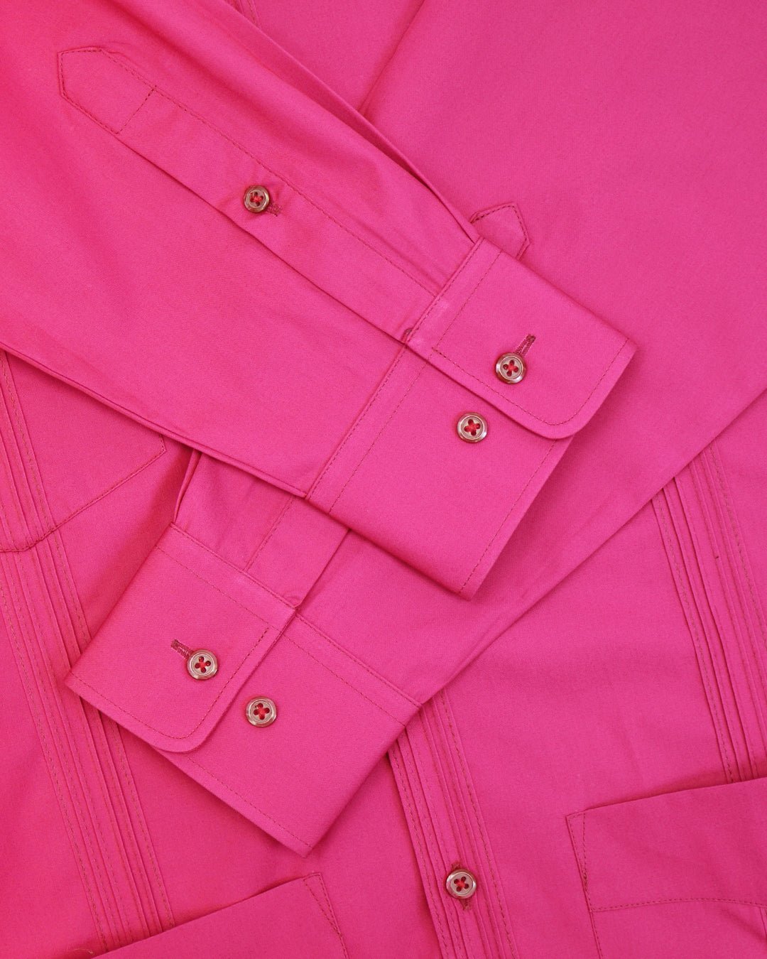 Manchester Camisa Guayabera 100% Algodón - Manga Larga - Manchester