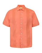 Manchester Camisa Guayabera Algodón y Poliéster - Manga Corta - Manchester