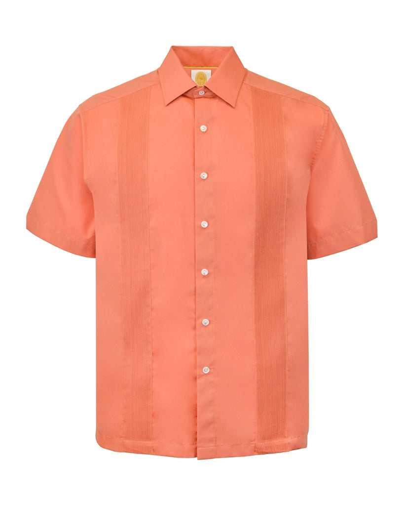 Manchester Camisa Guayabera Algodón y Poliéster - Manga Corta - Manchester