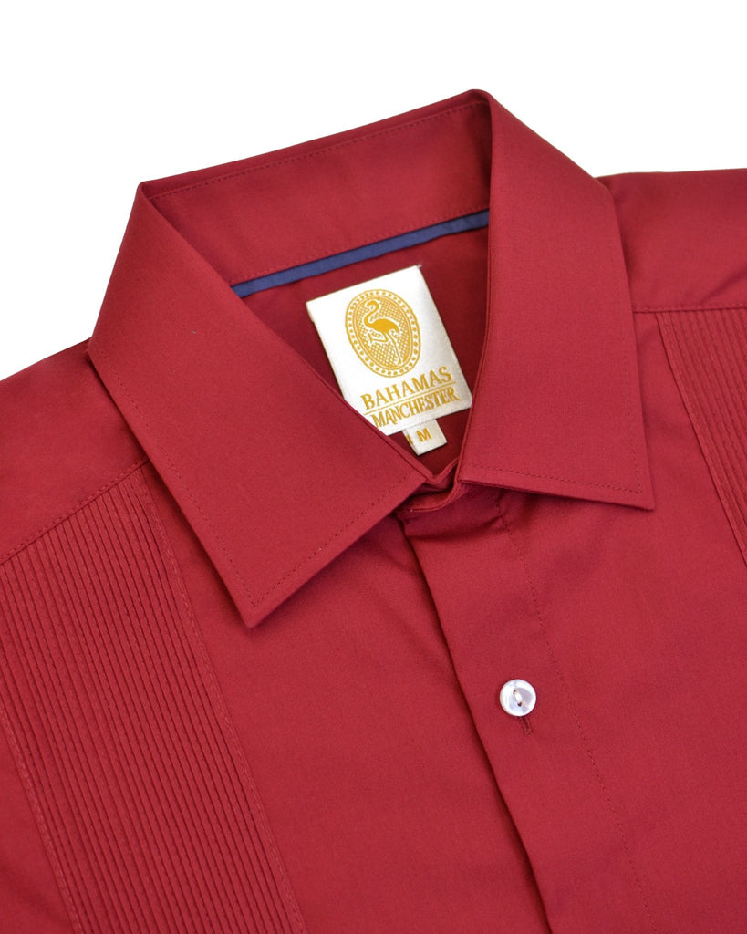 Manchester Camisa Guayabera Algodón y Poliéster - Manga Corta - Manchester