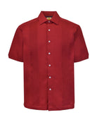 Manchester Camisa Guayabera Algodón y Poliéster - Manga Corta - Manchester